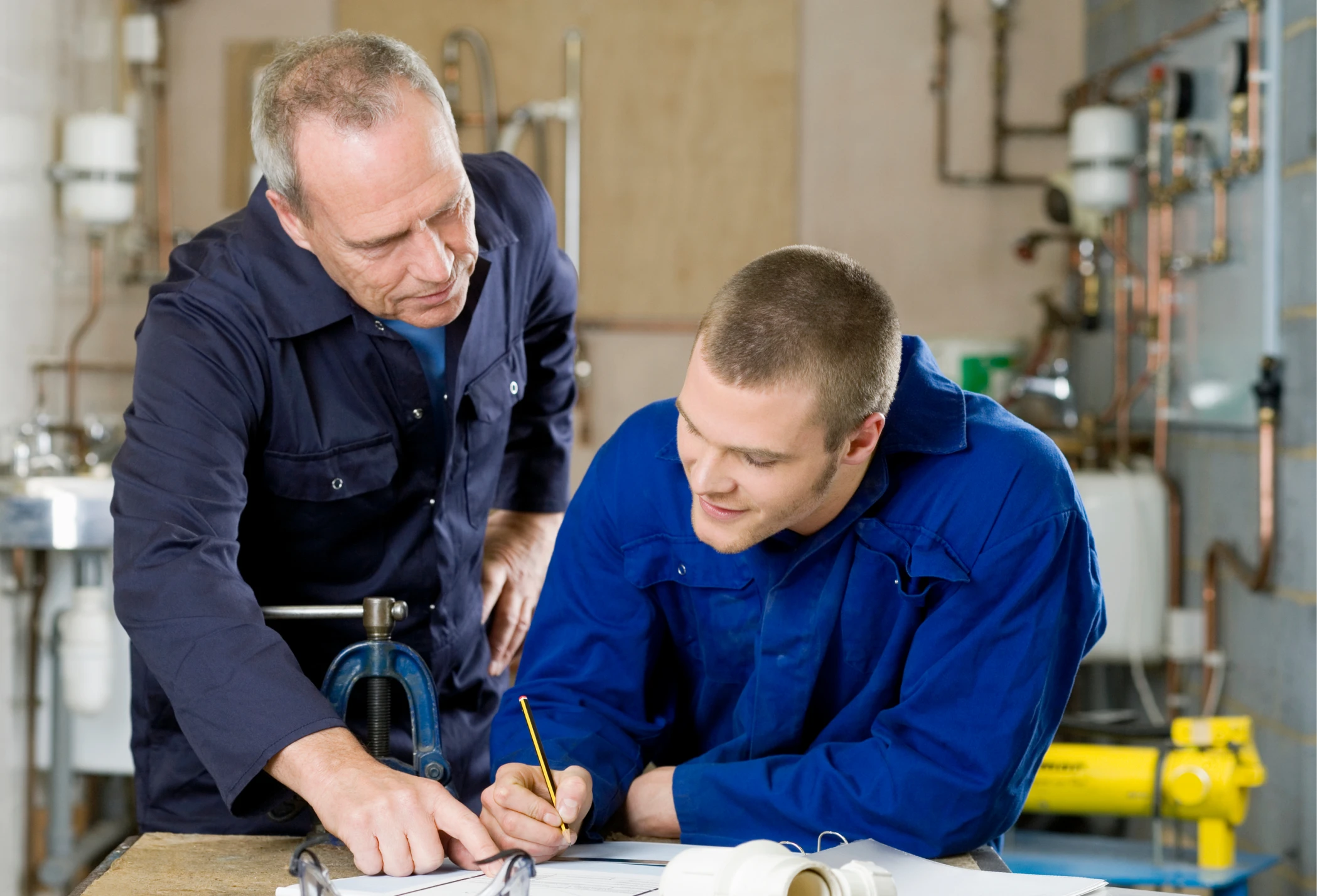 Mentorship in engineering workshop